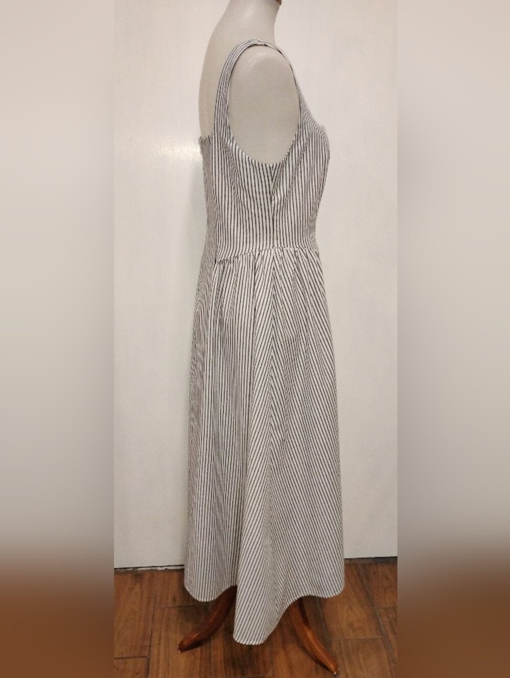 PINSTRIPED WAYF DRESS - Picture 5 of 8